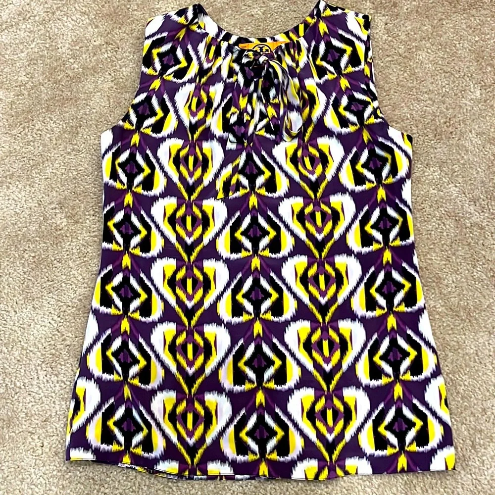 Tory Burch silk top.